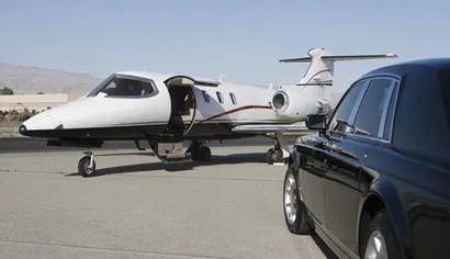 Luxury black car service in Dallas TX with professional chauffeur