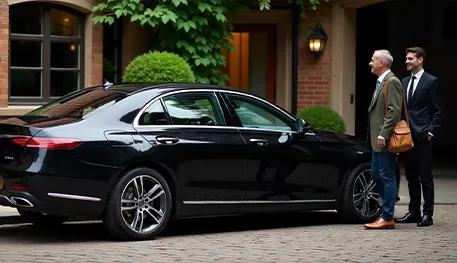 Black car service at DFW Airport for business travelers in Dallas